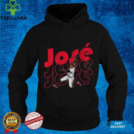 Jose Ramirez_ Jose Jose Jose Shirt+Hoodie   MLBPA Licensed