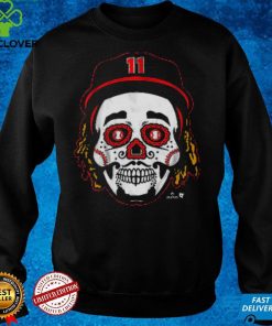 Jose Ramirez_ Sugar Skull Shirt + Hoodie, Cleveland MLBPA