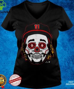 Jose Ramirez_ Sugar Skull Shirt + Hoodie, Cleveland MLBPA