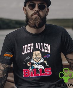 Josh Allen 17 Buffalo Bills Signature T Shirt