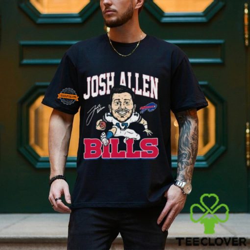 Josh Allen 17 Buffalo Bills Signature T Shirt