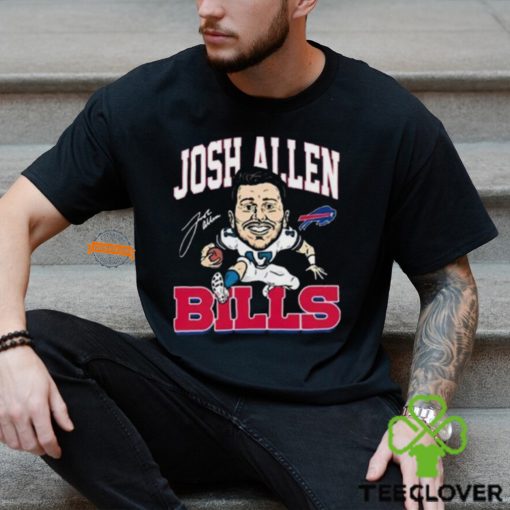 Josh Allen 17 Buffalo Bills Signature T Shirt