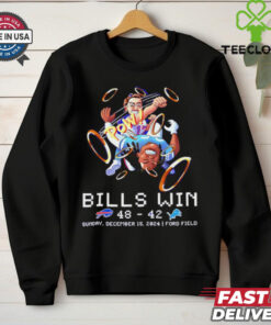 Josh Allen Best QB Ever Buffalo Bills Win Lions Fan shirt