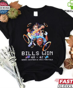 Josh Allen Best QB Ever Buffalo Bills Win Lions Fan shirt