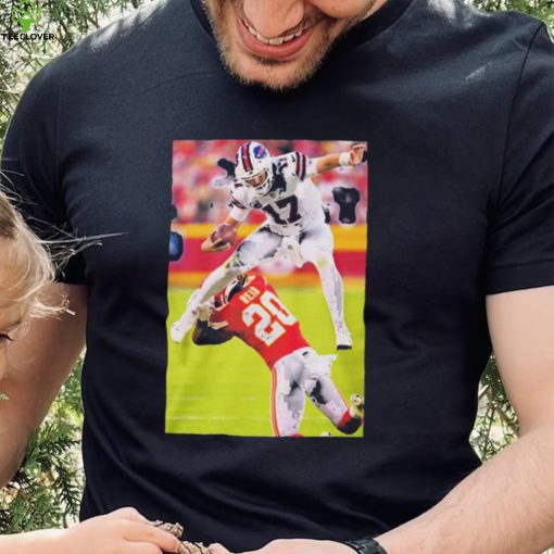 Josh Allen Buffalo Bills Jumping Over Kansas City Chiefs Shirt