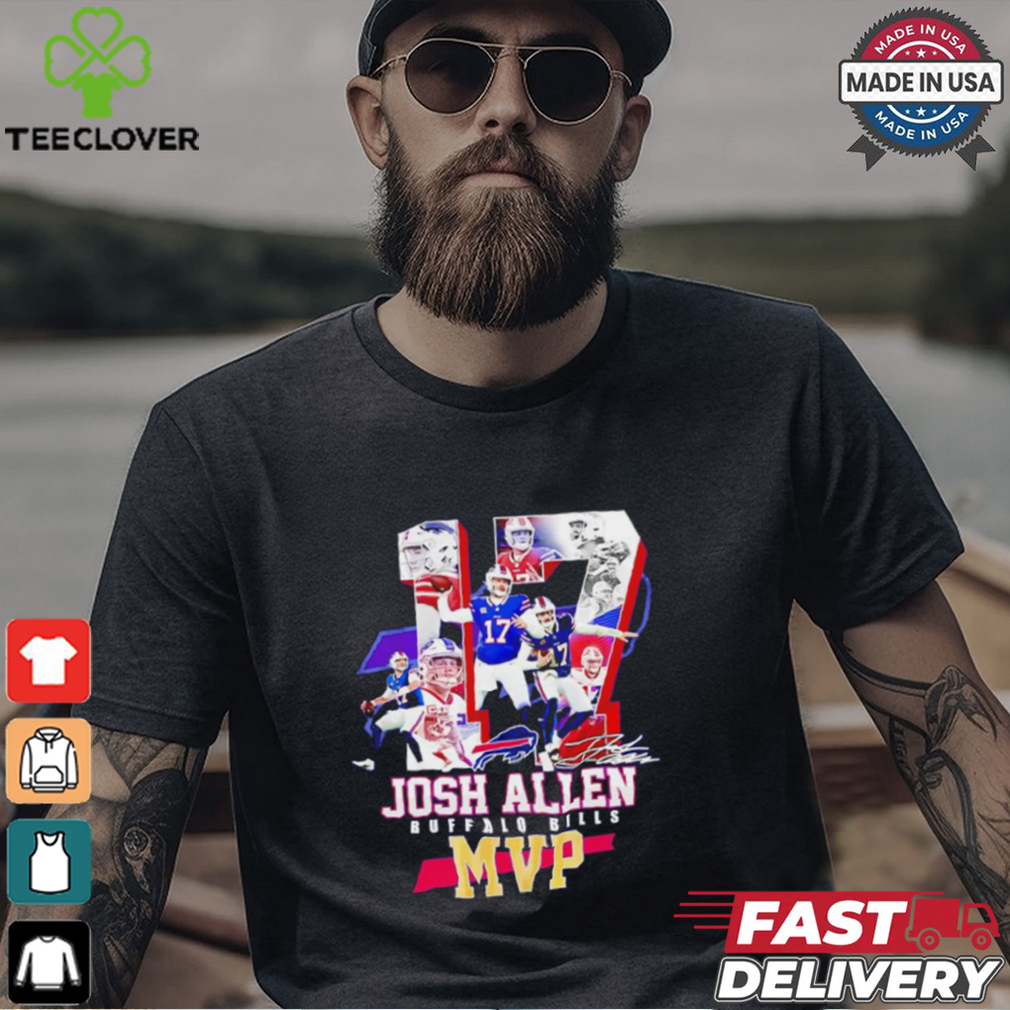 Josh Allen Buffalo Bills MVP signature shirt Josh Allen Buffalo Bills MVP signature shirt