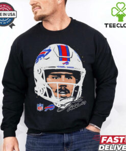 Josh Allen Buffalo Bills NFL football big face signature graphic shirt
