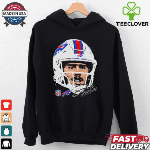 Josh Allen Buffalo Bills NFL football big face signature graphic shirt