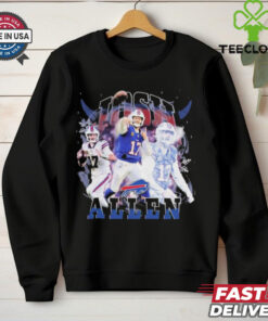 Josh Allen Buffalo Bills Notorious Player Christmas T Shirts