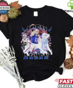 Josh Allen Buffalo Bills Notorious Player Christmas T Shirts