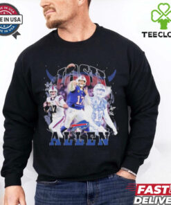 Josh Allen Buffalo Bills Notorious Player Christmas T Shirts