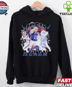 Josh Allen Buffalo Bills Notorious Player Christmas T Shirts