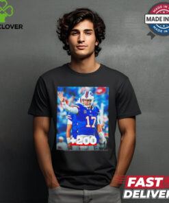 Josh Allen Buffalo Bills is your new MVP favorite he was +550 to win MVP pregame poster shirt