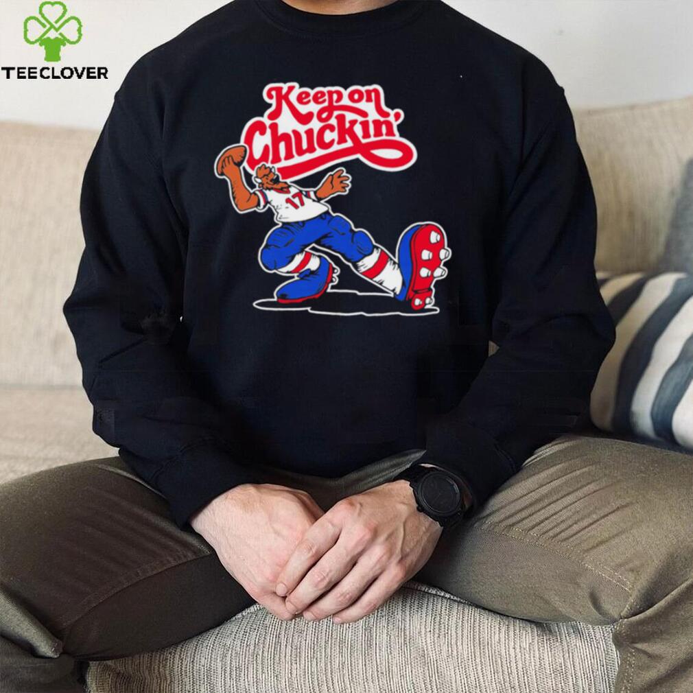 Josh Allen Buffalo Bills keep on Chuckin funny logo shirt - Limotees