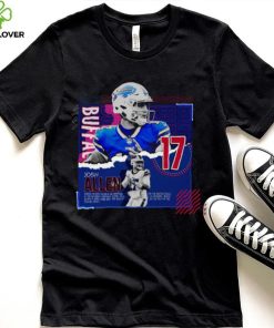 Josh Allen Football Paper Poster Bills T Shirt