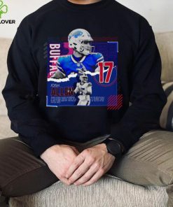 Josh Allen Football Paper Poster Bills T Shirt