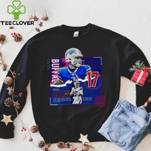 Josh Allen Football Paper Poster Bills T Shirt