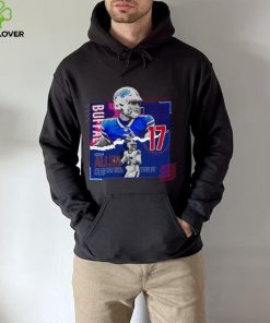 Josh Allen Football Paper Poster Bills T Shirt