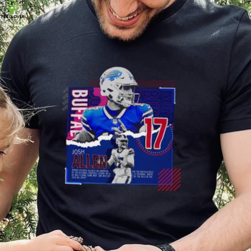 Josh Allen Football Paper Poster Bills T Shirt