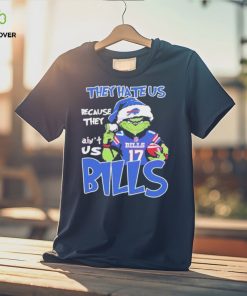 Josh Allen Grinch They Hate Us Because They Ain’t Us Bills Christmas TShirt
