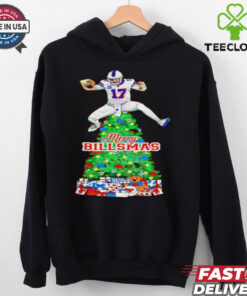 Josh Allen Jump Man Merry Billsmas Buffalo Football Christmas shirt