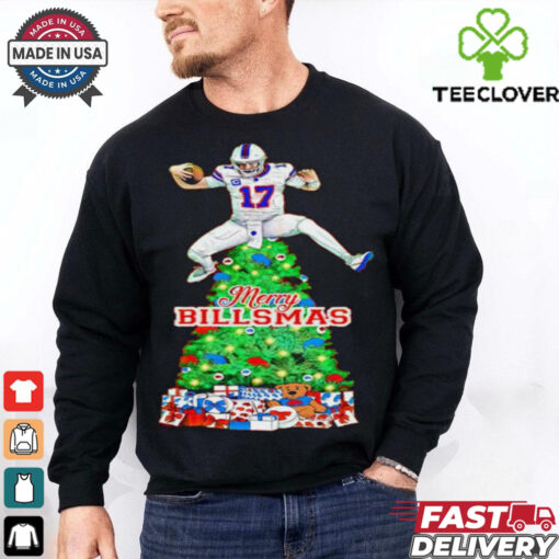 Josh Allen Jump Man Merry Billsmas Buffalo Football Christmas shirt