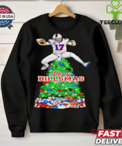 Josh Allen Jump Man Merry Billsmas Buffalo Football Christmas shirt