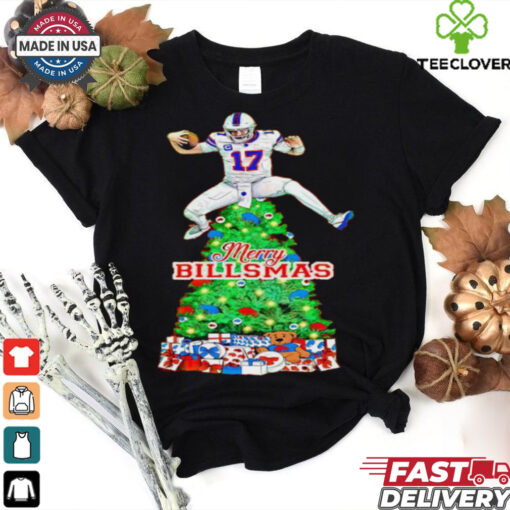 Josh Allen Jump Man Merry Billsmas Buffalo Football Christmas shirt