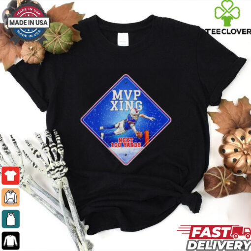 Josh Allen MVP Xing next 100 yards snow shirt for Fan