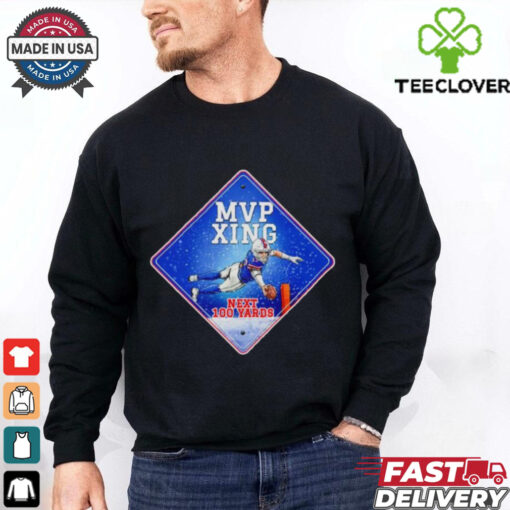 Josh Allen MVP Xing next 100 yards snow shirt for Fan