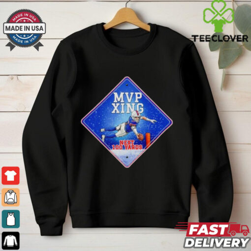 Josh Allen MVP Xing next 100 yards snow shirt for Fan