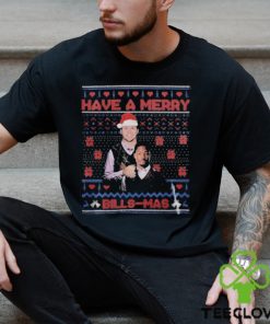 Josh Allen Stefon Diggs Buffalo Football Have a Merry Bill Mas 2023 Shirt