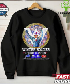 Josh Allen Winter Soldier 2024 Afc East Champions 35 10 49ers shirt