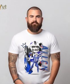 Josh Allen number 17 Buffalo Bills football player pose poster shirt