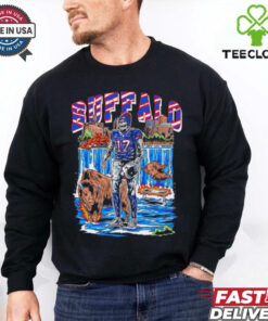 Josh Allen skeleton Buffalo death destroyer of tables shirt