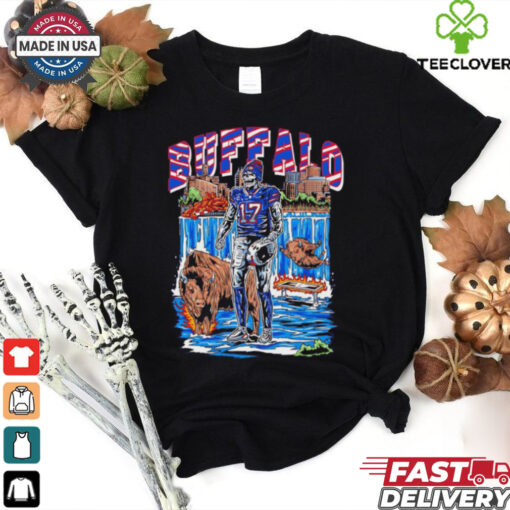 Josh Allen skeleton Buffalo death destroyer of tables shirt