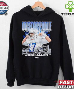 Josh Allen unstoppable Buffalo strong signature hoodie, sweater, longsleeve, shirt v-neck, t-shirt