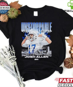 Josh Allen unstoppable Buffalo strong signature hoodie, sweater, longsleeve, shirt v-neck, t-shirt