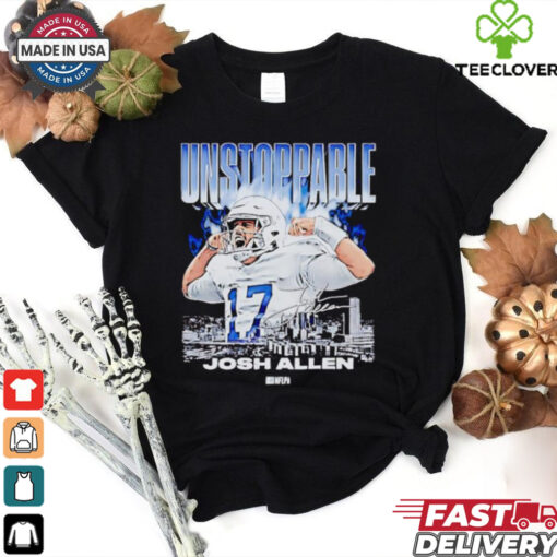 Josh Allen unstoppable Buffalo strong signature hoodie, sweater, longsleeve, shirt v-neck, t-shirt