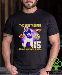 Josh Dobbs The Passtronaut look better in purple shirt