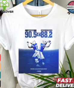 Josh Downs 90.5 Michael Pittman Jr 88.2 Week 4 Indianapolis Colts vs. Pittsburgh Shirt