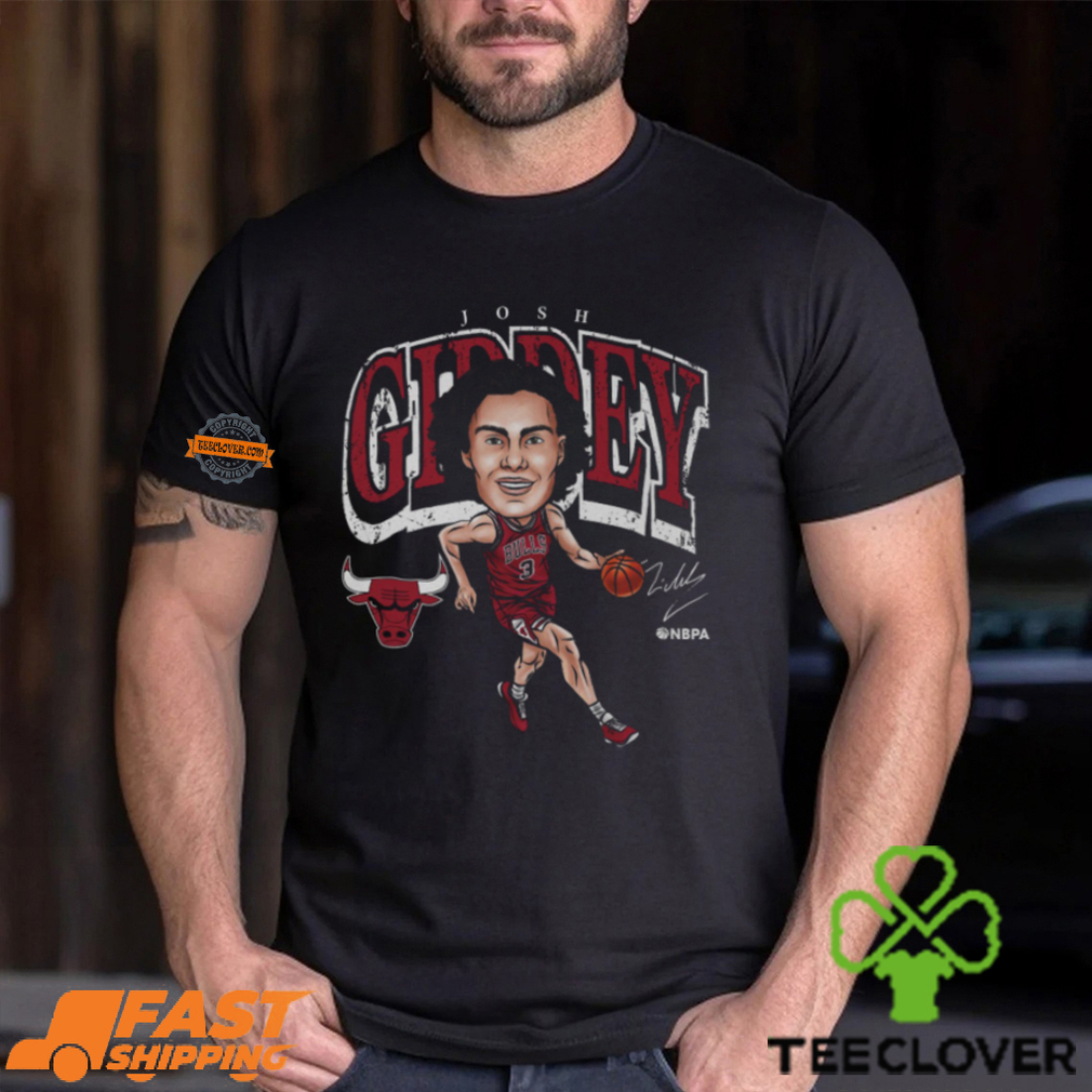 Josh Giddey Chicago Bulls Cartoon Shirt Josh Giddey Chicago Bulls Cartoon Shirt