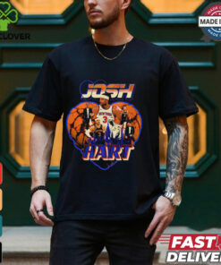 Josh Hart New York Knicks heart graphic skyline retro shirt