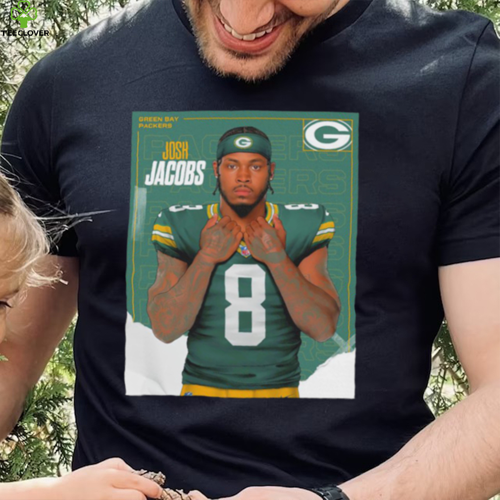 Josh Jacobs 8 Green Bay Packers shir Josh Jacobs 8 Green Bay Packers shir