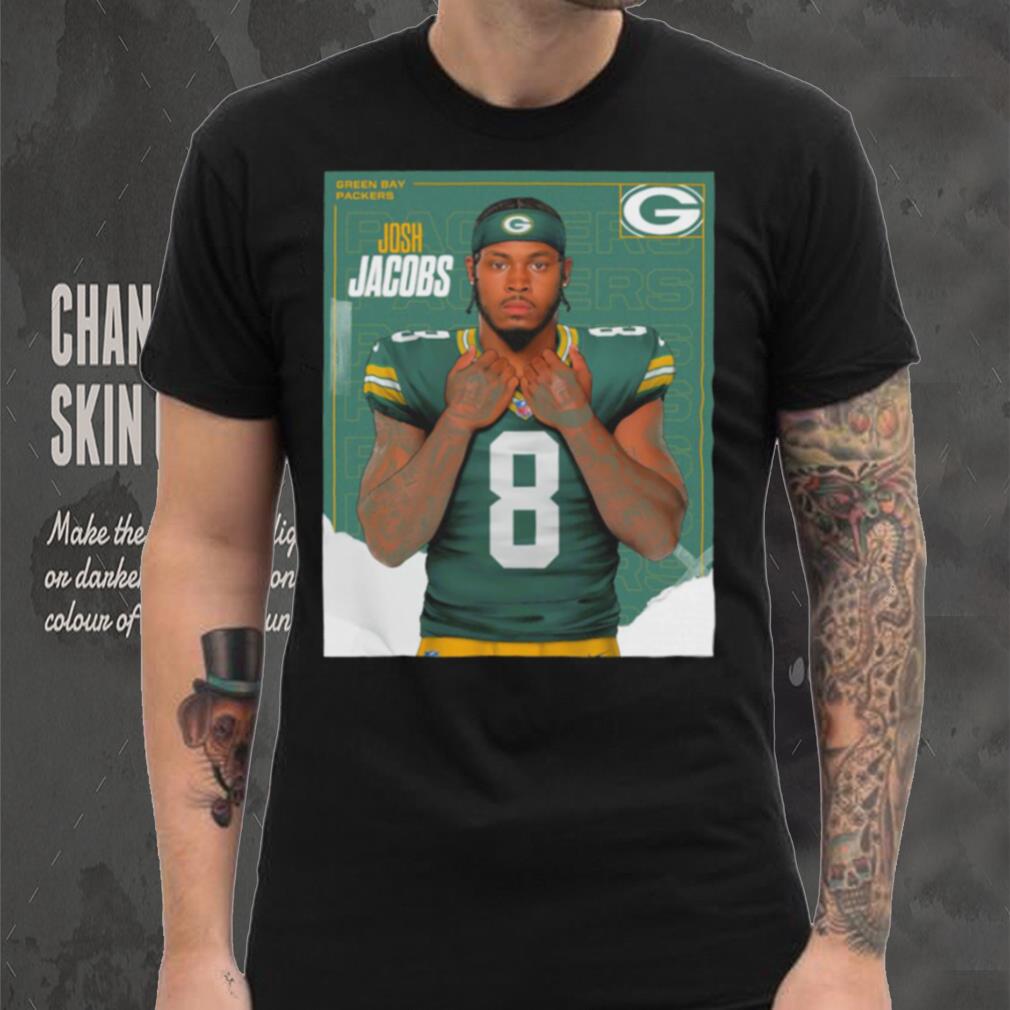 Josh Jacobs 8 Green Bay Packers shir Josh Jacobs 8 Green Bay Packers shir