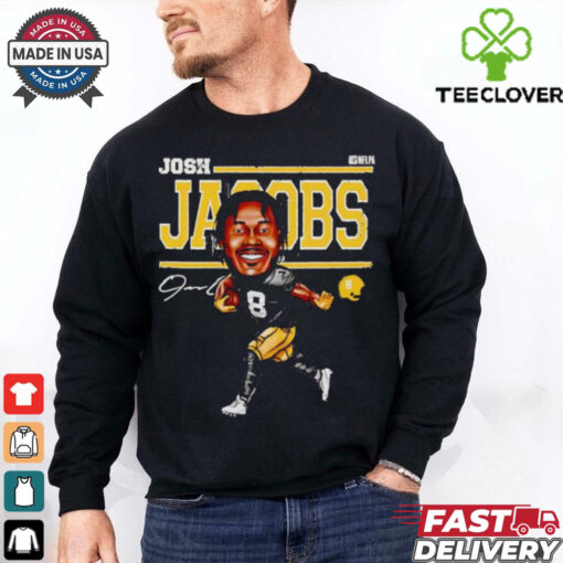 Josh Jacobs cartoon home run signature hoodie, sweater, longsleeve, shirt v-neck, t-shirt