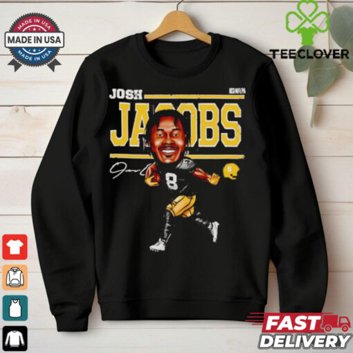 Josh Jacobs cartoon home run signature hoodie, sweater, longsleeve, shirt v-neck, t-shirt