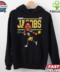 Josh Jacobs cartoon home run signature hoodie, sweater, longsleeve, shirt v-neck, t-shirt