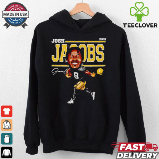 Josh Jacobs cartoon home run signature hoodie, sweater, longsleeve, shirt v-neck, t-shirt