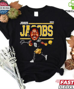 Josh Jacobs cartoon home run signature hoodie, sweater, longsleeve, shirt v-neck, t-shirt